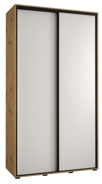 Szafa przesuwna 45 Cannes 1 130 artisan+biały+czarny 172581