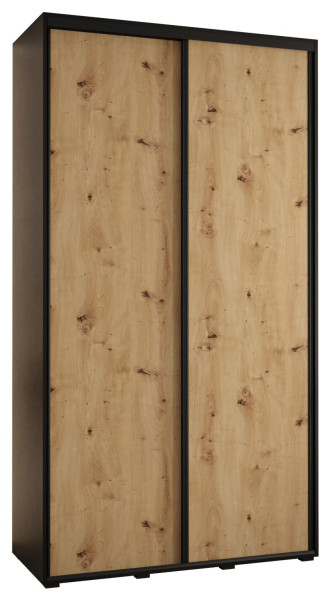 Szafa przesuwna 45 Cannes 1 140 czarny+artisan+czarny 172302