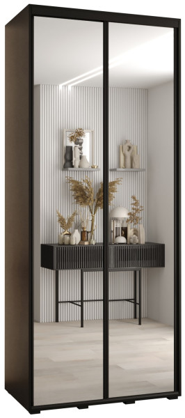 Szafa przesuwna 45 Cannes 2 120 czarny+czarny+czarny 172646