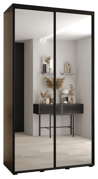 Szafa przesuwna 45 Cannes 2 130 czarny+czarny+czarny 172651