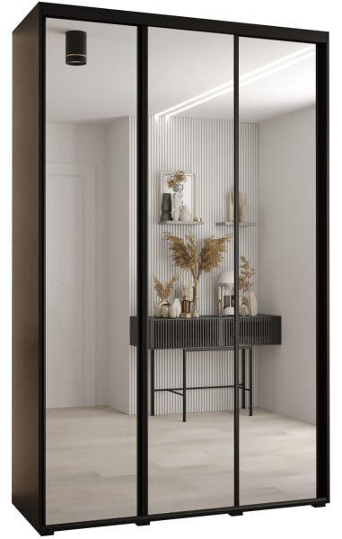Szafa przesuwna 45 Cannes 2 150 czarny+czarny+czarny 172303