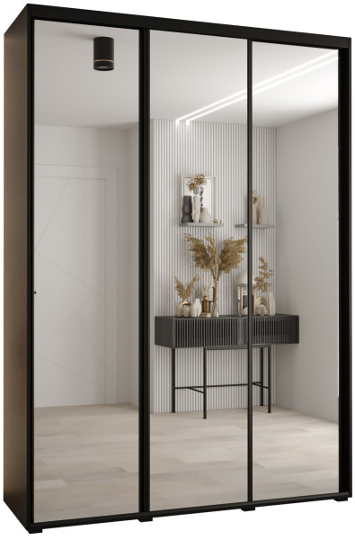 Szafa przesuwna 45 Cannes 2 180 czarny+czarny+czarny 176617