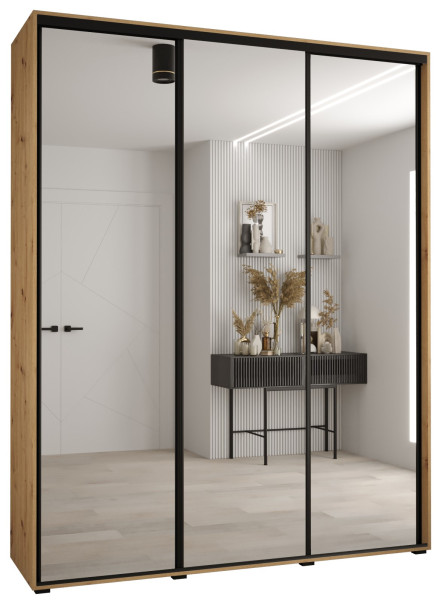 Szafa przesuwna 45 Cannes 2 190 artisan+artisan+czarny 176565