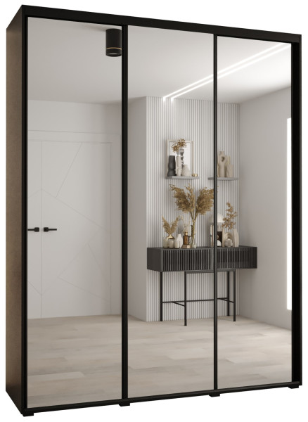 Szafa przesuwna 45 Cannes 2 190 czarny+czarny+czarny 176623