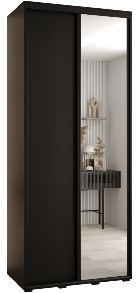 Szafa przesuwna 45 Cannes 3 100 czarny+czarny+czarny 176658