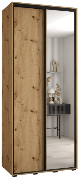 Szafa przesuwna 45 Cannes 3 110 artisan+artisan+czarny 176655