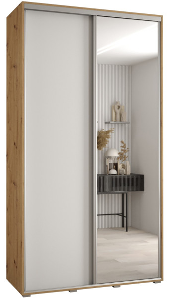 Szafa przesuwna 45 Cannes 3 130 artisan+biały+srebrny 181285