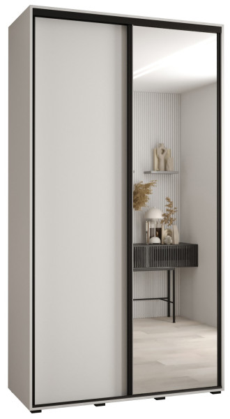 Szafa przesuwna 45 Cannes 3 130 biały+biały+czarny 181257