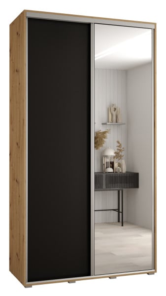 Szafa przesuwna 45 Cannes 3 140 artisan+czarny+srebrny 181288