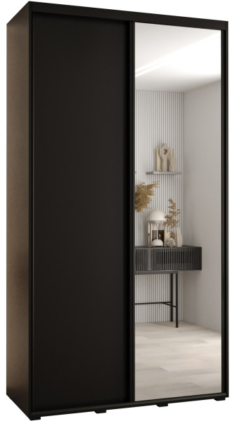 Szafa przesuwna 45 Cannes 3 140 czarny+czarny+czarny 180984