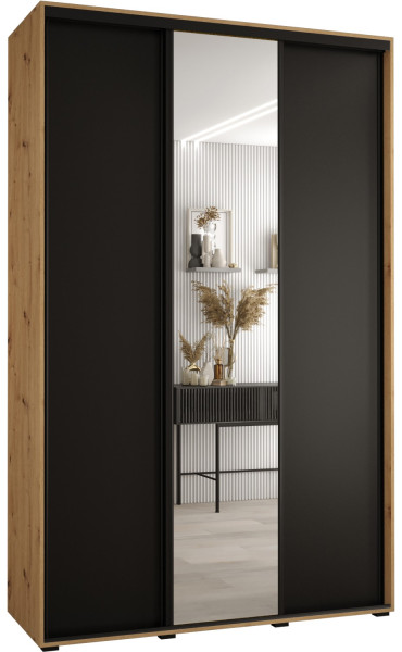Szafa przesuwna 45 Cannes 3 160 artisan+czarny+czarny 180899