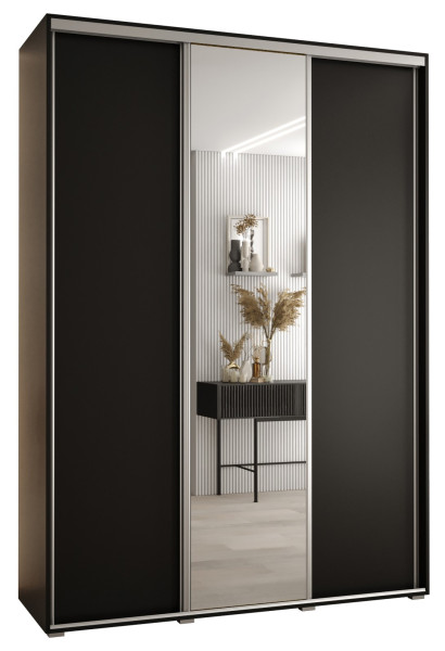 Szafa przesuwna 45 Cannes 3 170 czarny+czarny+srebrny 181555