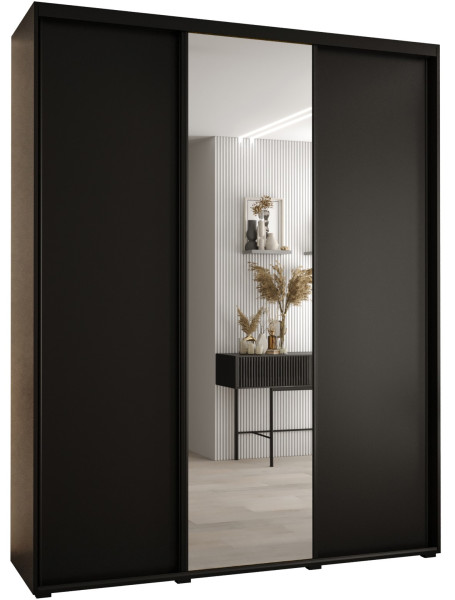 Szafa przesuwna 45 Cannes 3 190 czarny+czarny+czarny 181696