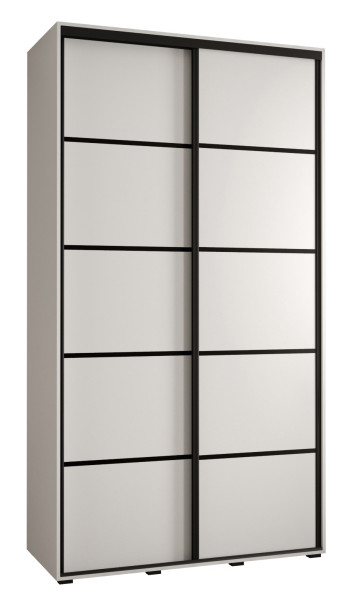 Szafa przesuwna 45 Cannes 4 130 biały+biały+czarny 183083