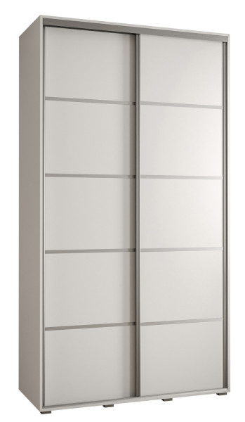 Szafa przesuwna 45 Cannes 4 130 biały+biały+srebrny 183071