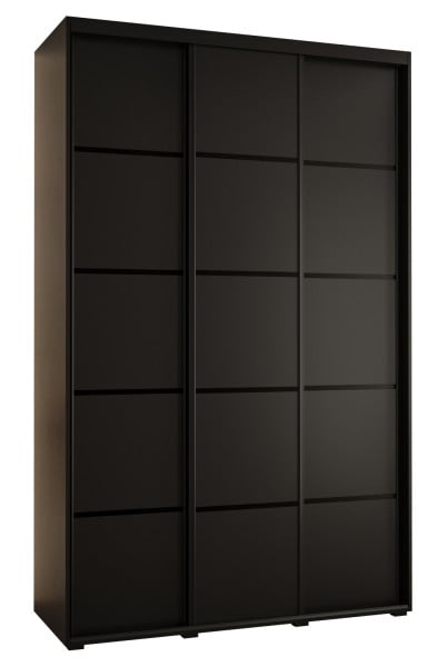 Szafa przesuwna 45 Cannes 4 150 czarny+czarny+czarny 183204