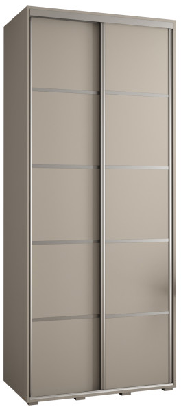 Szafa przesuwna 45 wysoka Dakota 4 100 kaszmir+kaszmir+srebr 182010
