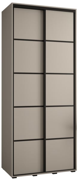 Szafa przesuwna 45 wysoka Dakota 4 110 kaszmir+kaszmir+czarn 182011
