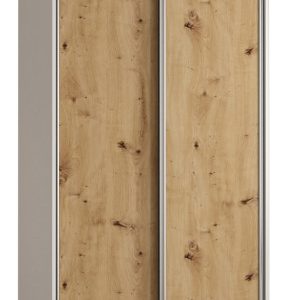 Szafa przesuwna 45 wysoka Davos 1 120 biały+artisan+srebrny 126010 Szafa przesuwna 45 wysoka Davos 1 120 biały+artisan+srebrny 126010