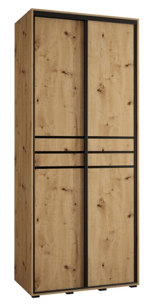 Szafa przesuwna 45 wysoka Davos 10 110 artisan+artisan+czarn 156230