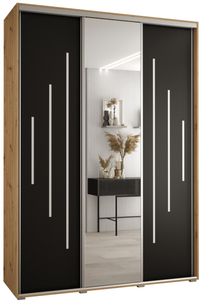 Szafa przesuwna 45 wysoka Davos 13 170 artisan+czarny+srebrn 165731