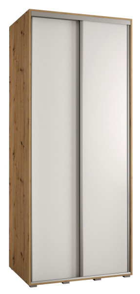 Szafa przesuwna 60 Cannes 1 100 artisan+biały+srebrny 172116