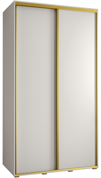 Szafa przesuwna 60 Cannes 1 130 biały+biały+złoty 172559