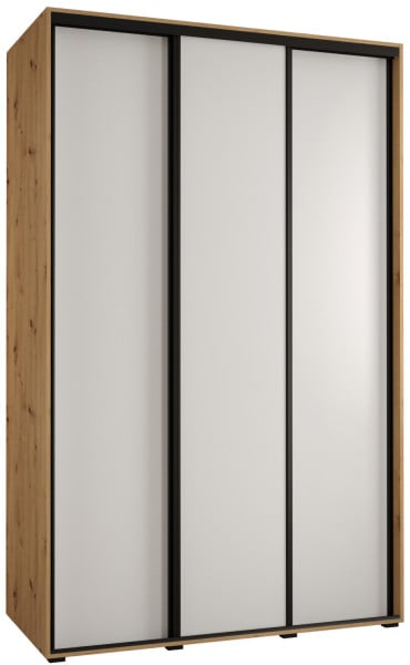 Szafa przesuwna 60 Cannes 1 150 artisan+biały+czarny 172315