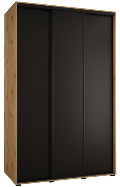 Szafa przesuwna 60 Cannes 1 160 artisan+czarny+czarny 172644