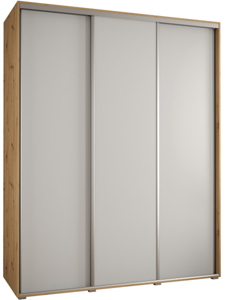 Szafa przesuwna 60 Cannes 1 190 artisan+biały+srebrny 176841