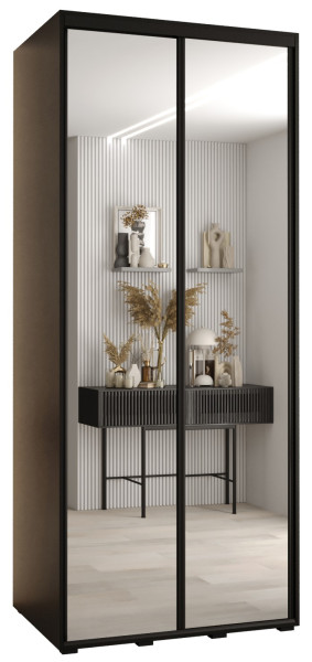 Szafa przesuwna 60 Cannes 2 100 czarny+czarny+czarny 172298