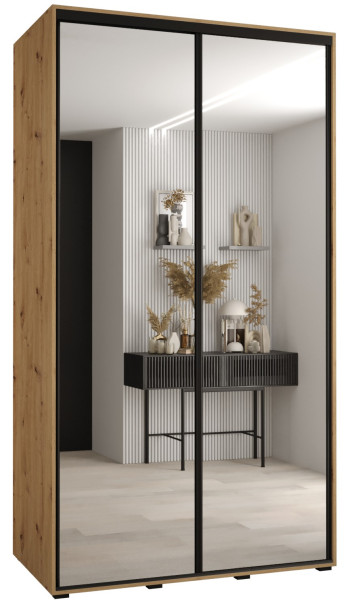 Szafa przesuwna 60 Cannes 2 130 artisan+artisan+czarny 172624