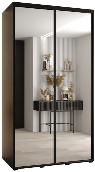 Szafa przesuwna 60 Cannes 2 140 czarny+czarny+czarny 172392