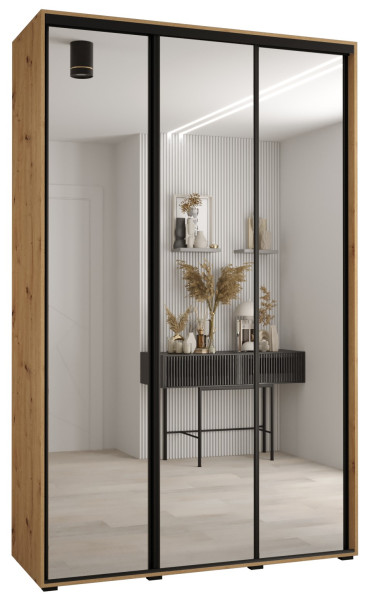 Szafa przesuwna 60 Cannes 2 160 artisan+artisan+czarny 176632