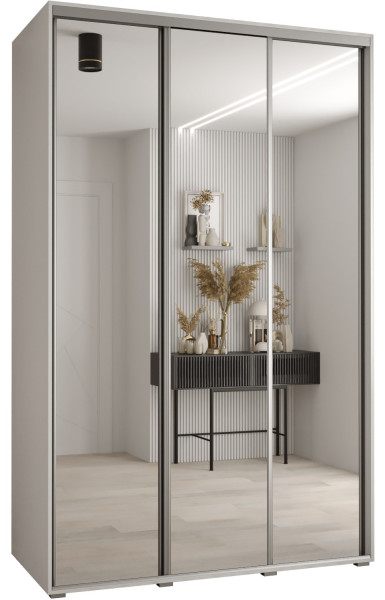 Szafa przesuwna 60 Cannes 2 160 biały+biały+srebrny 176597